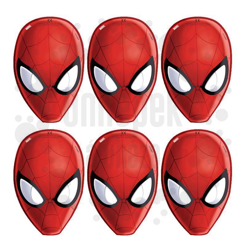 Ultimate Spiderman - Pókember Maszk, 6 db-os