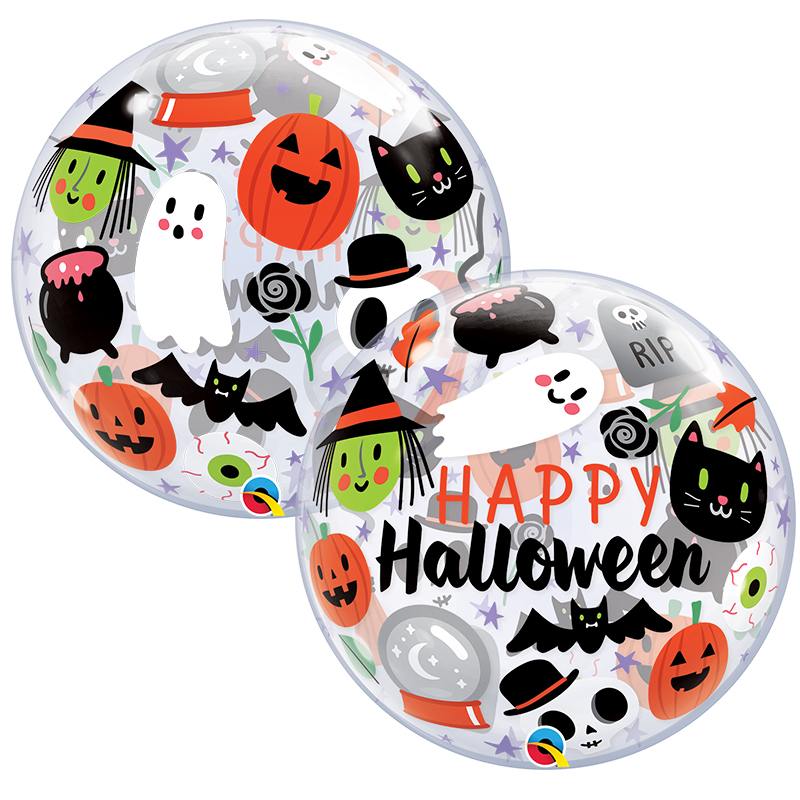22 inch-es Halloween Ikonok - Everything Halloween Bubble Lufi