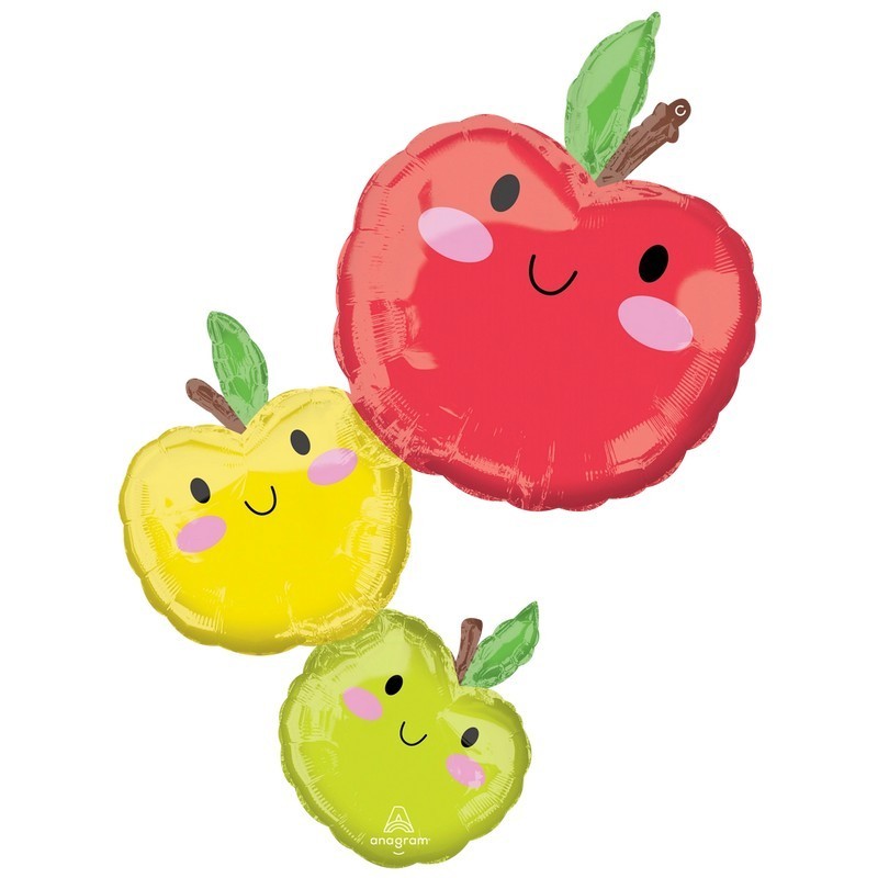 Vidám Almák - Apple Stacker Super Shape Fólia Lufi