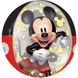 Mickey Mouse - Mikiegér Mintás Gömb Alakú Héliumos Lufi