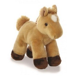 Mini Flopsies Plüss - Barna Ló, 20 cm-es