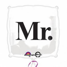 Mr. Jel Esküvői Héliumos Lufi, 45 cm