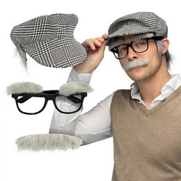 Nagypapa Jelmezkellék Szett, 3 db-os