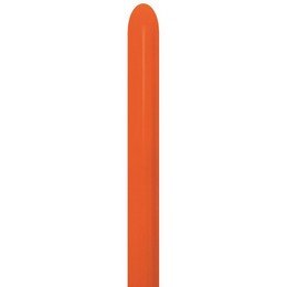 Narancssárga - Orange Parti Kukac Lufi - Normál, 50 db
