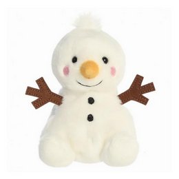 Palm Pals Plüss - Hóember, 13 cm-es