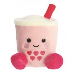 Palm Pals Plüss - Rózsaszín Bubble Tea, 13 cm-es