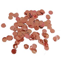 Rosegold Fólia Konfetti - 1 cm-es, 250 gr-os