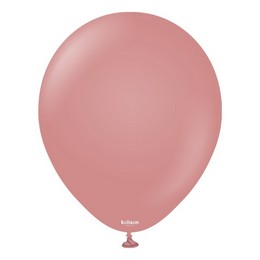 Rosewood - Rózsaszín Színű Kerek Gumi (Latex) Lufi, 30 cm