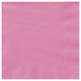 Rózsaszín - Hot Pink Papír Parti Szalvéta - 20 db-os