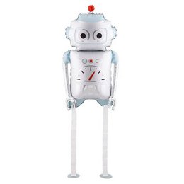 Sétáló Robot Héliumos Fólia Lufi, 37 x 80 cm