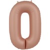 34 inch-es 0 Matt Púderrózsaszín - Vintage Rose Számos Super Shape Fólia Lufi