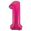 34 inch-es 1 Rózsaszín - Pink Számos Super Shape Fólia Lufi
