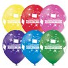 11 inch-es Ballagásodra Szeretettel Tarisznyás Assortment Lufi (6 db/csomag)