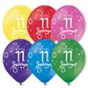 Boldog 11. Szülinapot Assortment Szülinapi Latex (Gumi) Lufi, 25 db, 28 cm