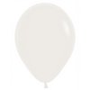12 inch-es Almond White - Mandula Fehér Lufi (50 db/csomag)
