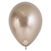 12 inch-es Reflex Champagne - Chrome Pezsgő Lufi (50 db/csomag)