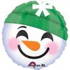 17 inch-es Snowman Emoji Karácsonyi Fólia Lufi