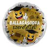 17 inch-es Ballagásodra Szeretettel Smile Face Fólia Lufi