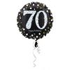 18 inch-es 70-es Happy Birthday Sparkling Születésnapi Héliumos Fólia Lufi