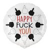 18 inch-es Happy Fuck You Szülinapi Fólia Lufi