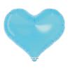 18 inch-es Ibrex Everfloat Jelly Heart Blue Szív Fólia Lufi