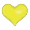 18 inch-es Ibrex Everfloat Jelly Heart Yellow Szív Fólia Lufi