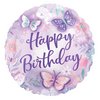 18 inch-es Pillangó Mintás - Flutter Happy Birthday Szülinapi Fólia Lufi