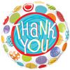 18 inch-es Thank You Patterned Dots Héliumos Fólia Lufi