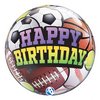 22 inch-es Birthday Sports Ball Szülinapi Bubble Lufi