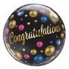 22 inch-es Congratulations Dots Bubble Lufi