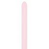 260S Pastel Matte Pink Party Modellező Lufi, Nozzle Up (50 db/csomag)