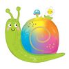 27 inch-es Színes Csiga - Happy Snail Fólia Lufi