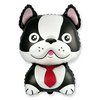 32 inch-es Fekete Bulldog Fólia Lufi