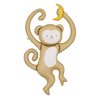34 inch-es Majom Banánnal - Monkey Levegős Fólia Lufi