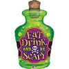 40 inch-es Eat Drink And Be Scary Fólia Lufi Halloween-re