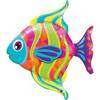 43 inch-es Színes Halacska - Fashionable Fish Super Shape Héliumos Fólia Lufi