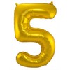 34 inch-es 5 Arany - Gold Számos Super Shape Fólia Lufi