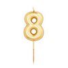 8-as Arany Szülinapi Számgyertya