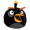Angry Birds - Fekete Madár Super Shape Fólia Héliumos Lufi