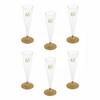 60-as Arany Szülinapi Parti Pezsgőspohár - 14 cl-es, 6 db-os