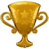 39 inch-es Golden Trophy Fólia Lufi