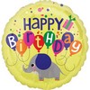 18 inch-es Elephant Birthday Szülinapi Fólia Lufi
