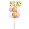 Hello Baby Pink Babaváró - Születésnapi Prémium Léggömbcsokor