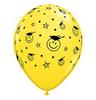 11 inch-es Smile Face Yellow Ballagási Lufi (25 db/csomag)