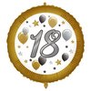 Boldog 18. Szülinapot Elegáns Szülinapi Fólia Lufi
