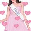 Bride Feliratú Irizáló Vállszalag 24 db Matricával