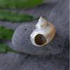 Csigaház Gyűrű - Natúr - 16 mm