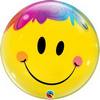 22 inch-es Mosolygó Arc - Bright Smile Face Héliumos Bubble Lufi
