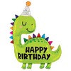38 inch-es Dino Happy Birthday Szülinapi Fólia Lufi