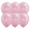 11 inch-es Sok Boldogságot Pearl Pink Esküvői Lufi (25 db/csomag)
